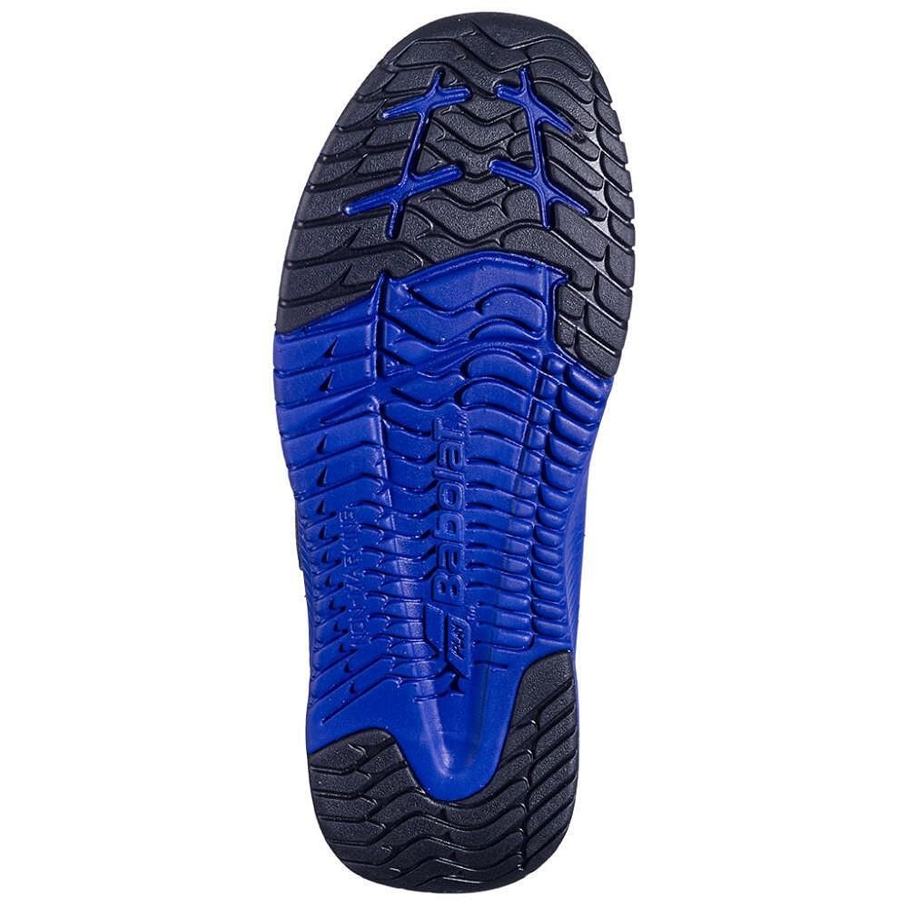 Детски маратонки Babolat PULSION KID AC BOY - black, dark blue, олекотена подметка за тенис и ежедневна употреба