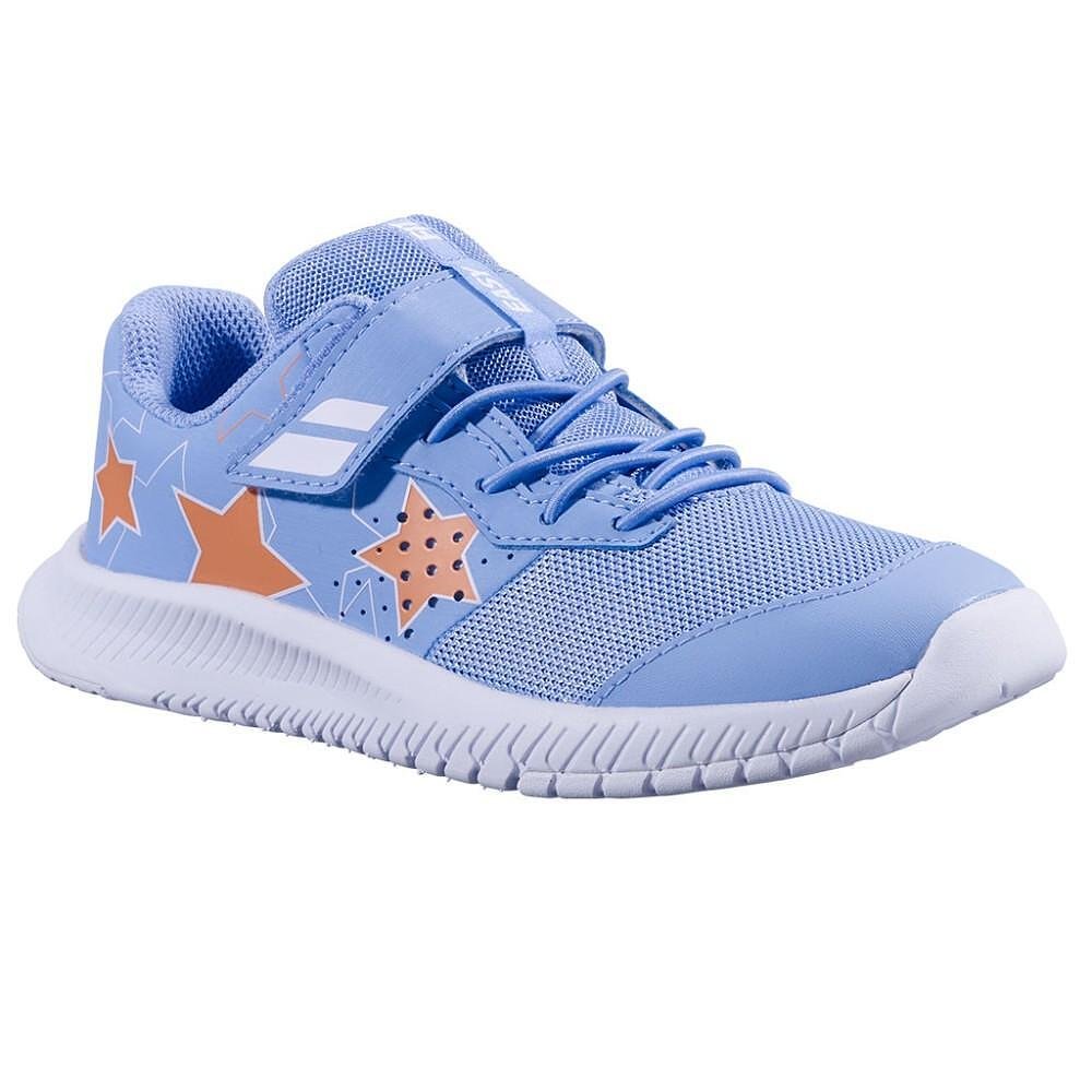 Детски маратонки Babolat PULSION KID AC FOREVER BLUE – леки тенис маратонки за деца, комфорт и стабилност