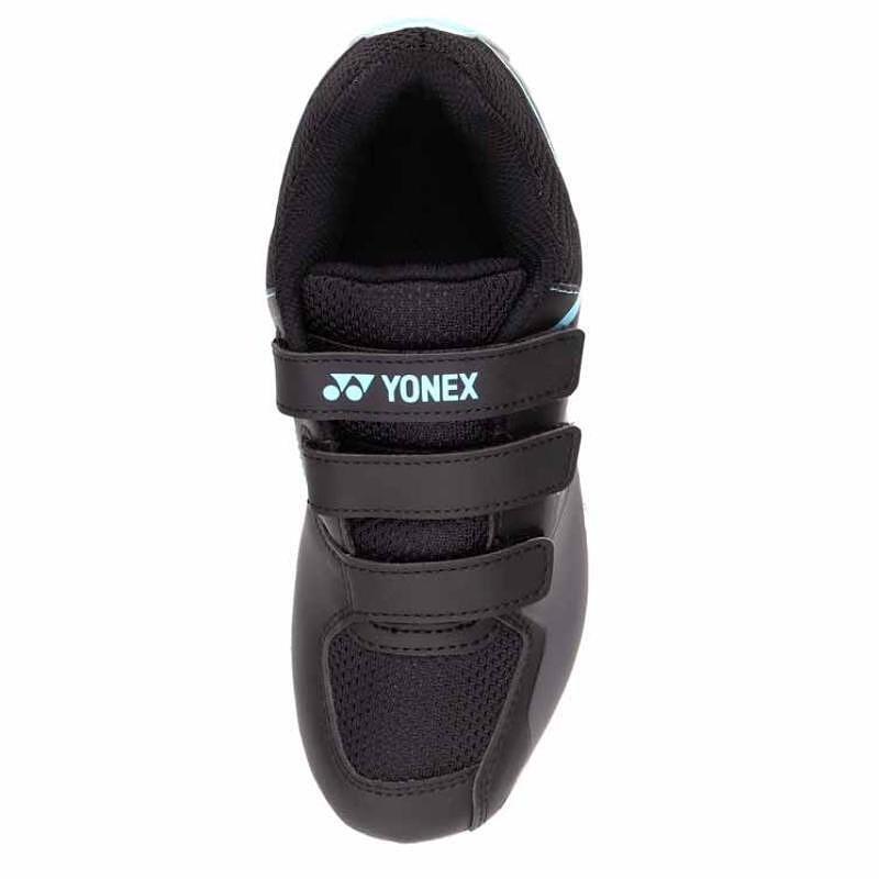 Детски маратонки Yonex PC STRIDER FLOW Belt Black/Blue за корта, удобни и стабилни маратонки Yonex за малки спортисти