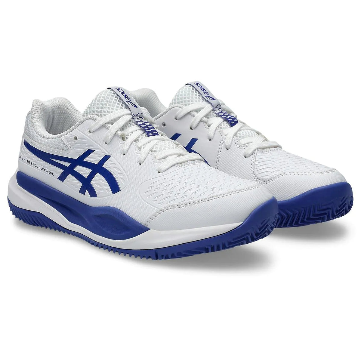 Pantofi de tenis pentru copii Asics Gel-Resolution X Clay White/Cobalt
