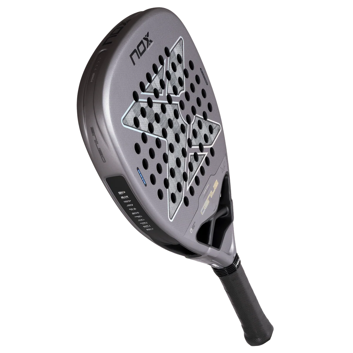 Nox Genius Attack 18K Alum by Agustin Tapia Padel Racket 27