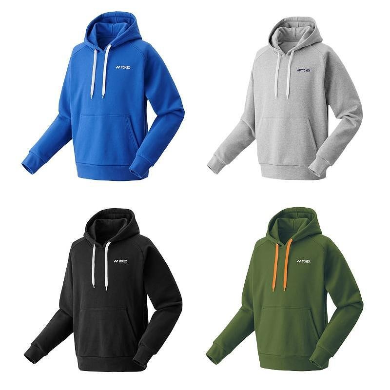 Горнище Yonex SWEAT HOODIE Unisex Olive в масленозелен цвят, удобно унисекс спортно яке за тренировки и тенис екипировка