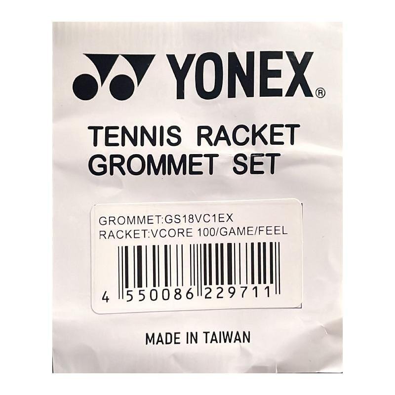 Racket grommets for Yonex 06 Vcore GAME/FEEL, black set for Yonex tennis rackets.