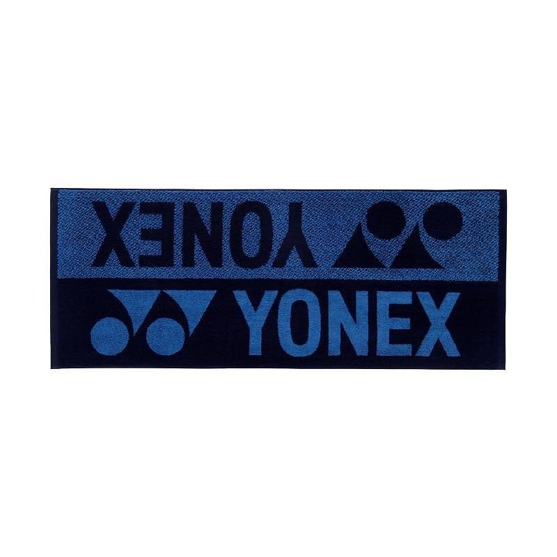 Yonex SPORTS TOWEL 40x100 cm - navy blue, 100% cotton, dark blue Yonex sports towel