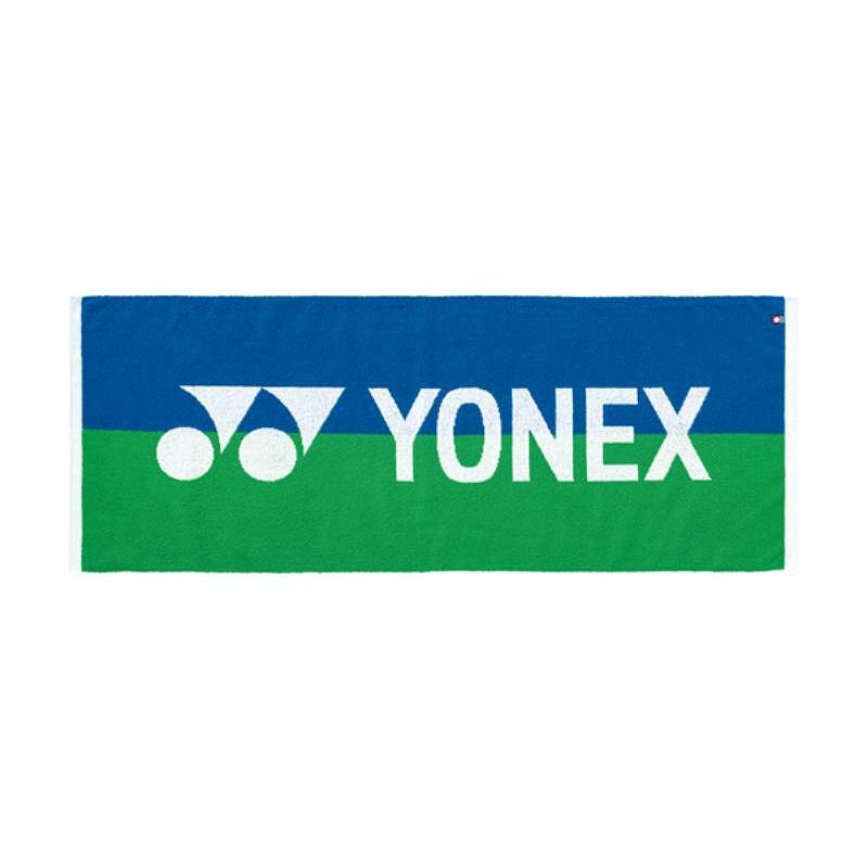 Yonex 2024 SPORTS TOWEL 40x100 cm towel - green/blue, 100% cotton, sports towel for tennis and padel