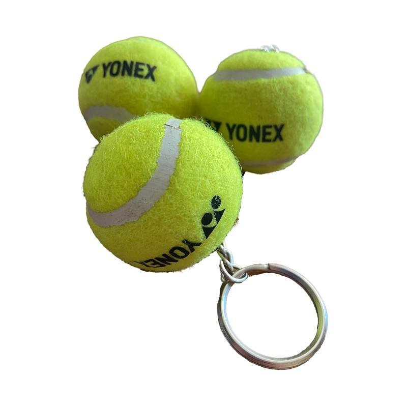 Yonex ACKEYB4 keychain with Yonex tennis balls - a stylish accessory for tennis and a gift for yonex fans