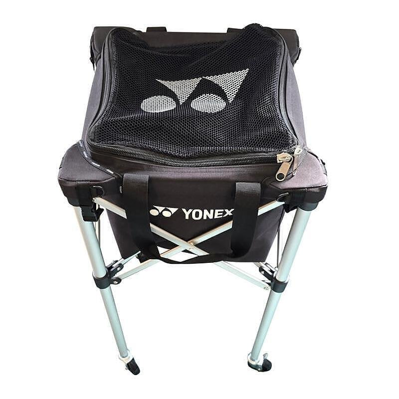 Yonex Ball Bag trolley (without tennis balls) - lightweight ball trolley with wheels and easy access for training