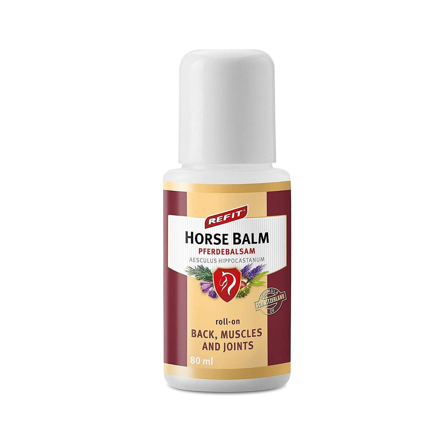 REFIT Horse Balm 80 ml roll-on for very severe pain with immediate and long-lasting effect from the world-famous Karlsbad Spa Natural
