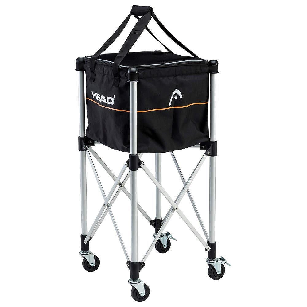 HEAD tennis ball basket – sturdy trolley with bag and wheels for up to 120 tennis balls