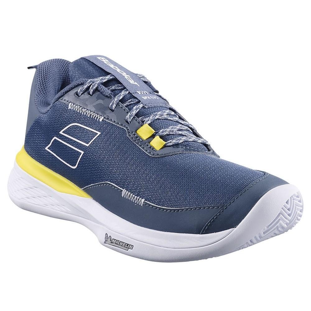 Men's Babolat SFX EVO CLAY MEN sneakers - dark grey, white – comfortable Babolat tennis shoes for stability and comfort on the court.