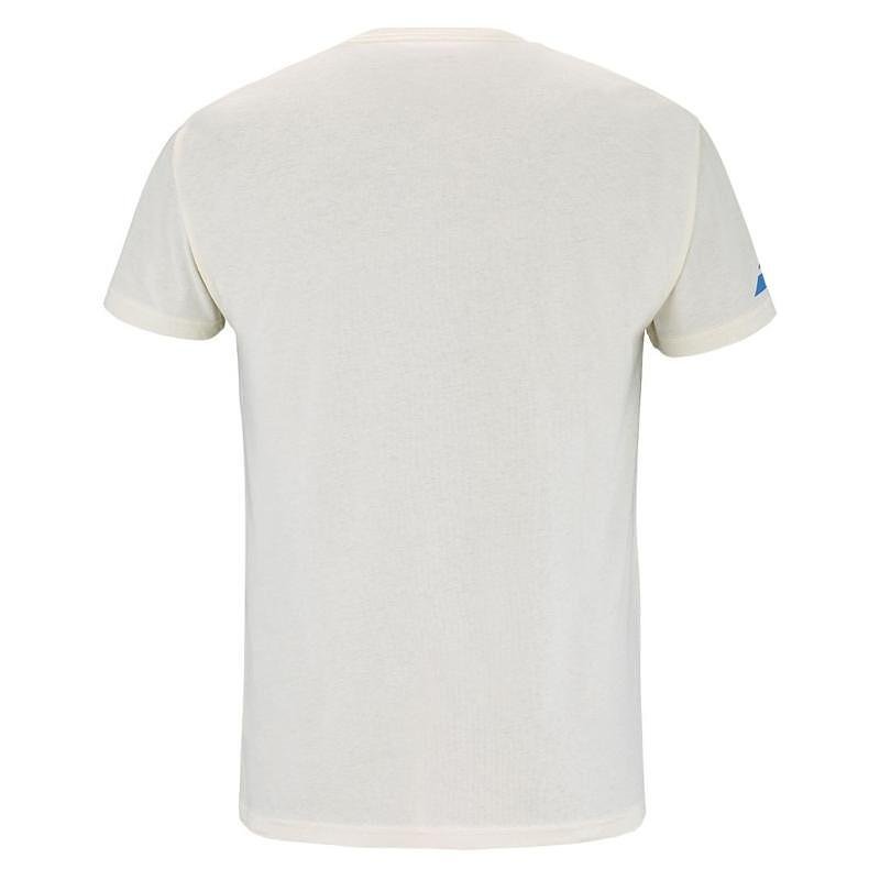 Tricou bărbați Babolat EXERCISE MESSAGE - cannoli cream, tricou elegant pentru antrenamente și timpul liber