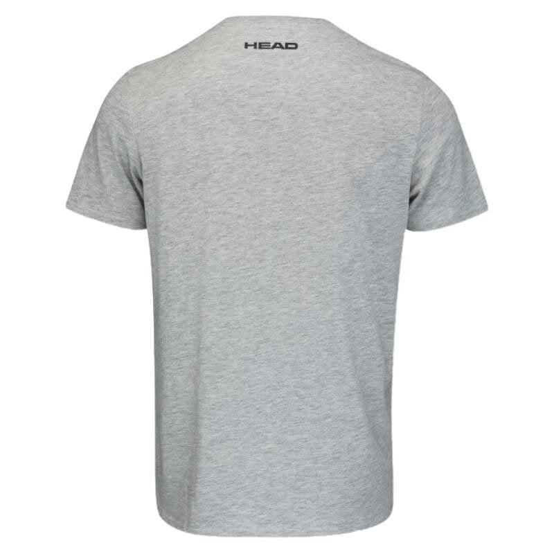 Men's HEAD Carl T-shirt / 811303 - GM, gray, comfortable and breathable HEAD T-shirt for tennis gear and sporty style