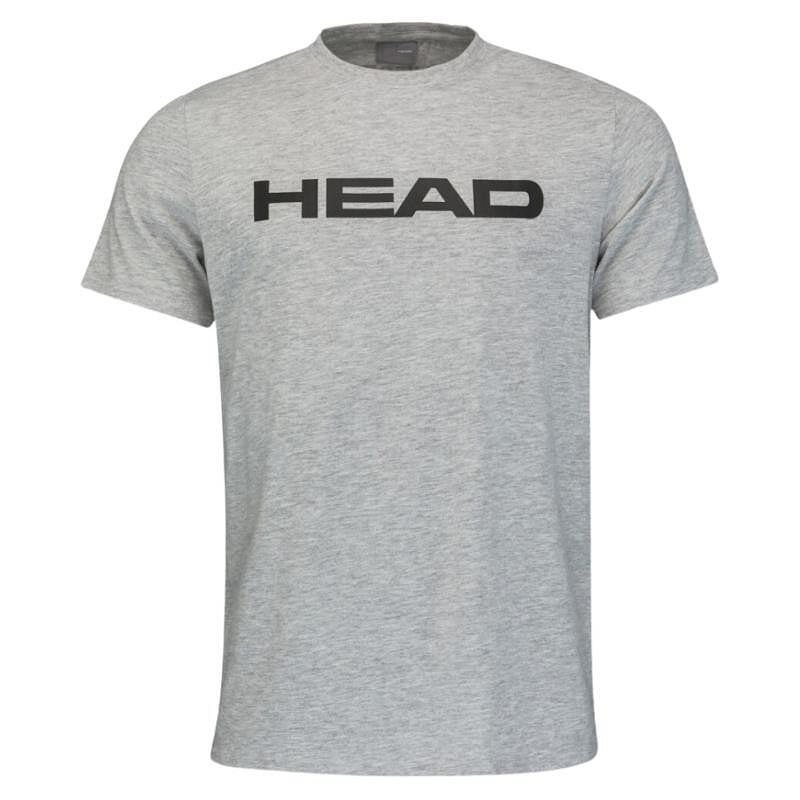 Мъжка тениска HEAD CLUB Ivan / 811033 - GM, сива, удобна спортна тениска с логото HEAD отпред