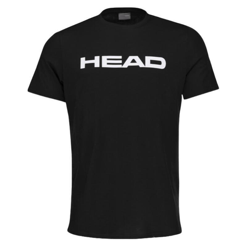 Men's HEAD CLUB Ivan / 811033 - BK T-shirt, black, comfortable and breathable for tennis and everyday wear