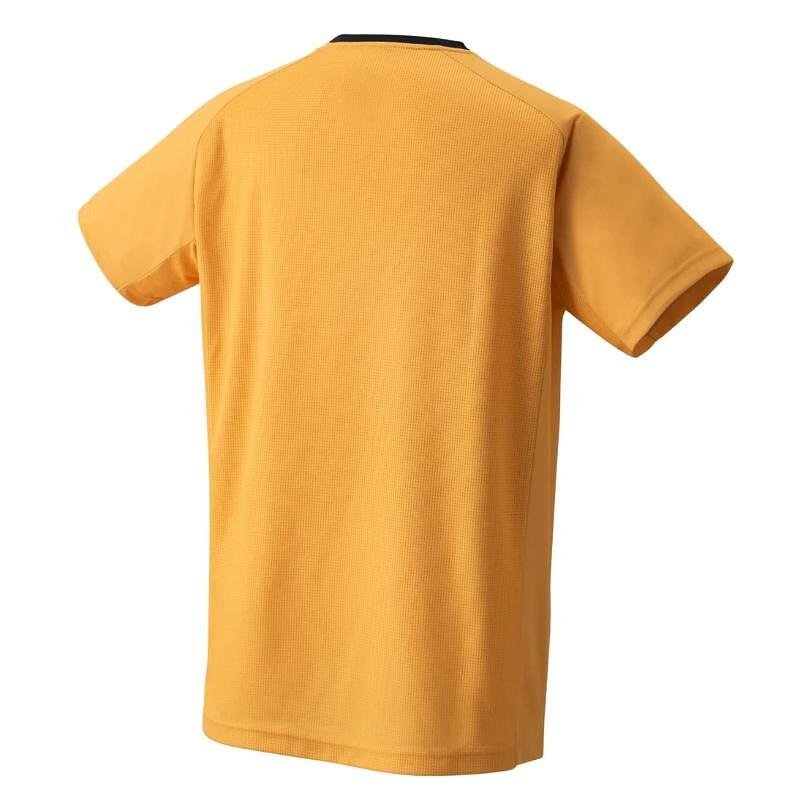 Мъжка тениска Yonex 10505 Saffron - лека, дишаща спортна тениска от 100% полиестер в цвят Saffron