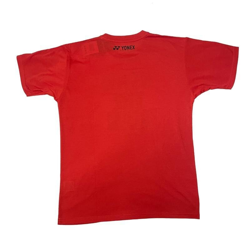 Yonex STAN THE MAN men's T-shirt size M, red T-shirt made of 100% polyester