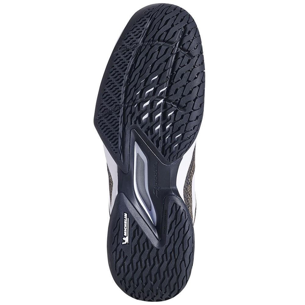 Men's Babolat JET MACH 3 ALL COURT sneakers - black, white with a durable outsole for all courts and tennis matches