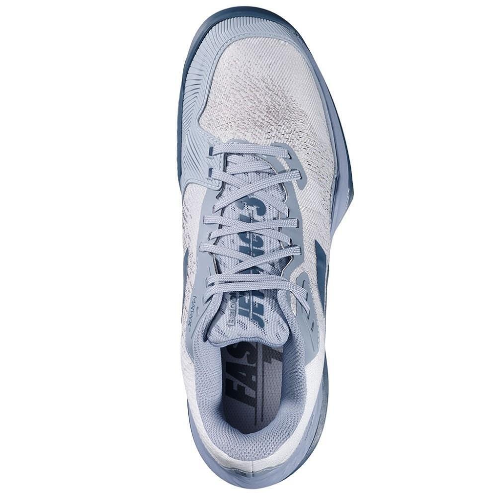Men's Babolat JET MACH 3 CLAY sneakers - white, dark grey for tennis with excellent stability and grip