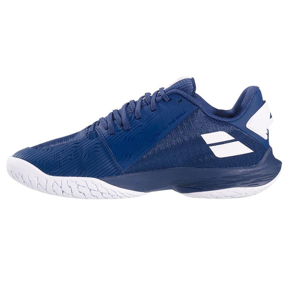 Мъжки маратонки Babolat JET TERE 2 PREMIUM AC D.ARK BLUE за тенис, леки и стабилни за бърза игра.