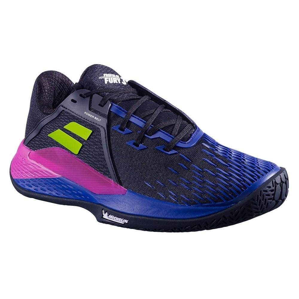 Мъжки маратонки Babolat PROPULSE FURY 3 ALL COURT - black, dark blue – стабилни тенис маратонки за all courts игра