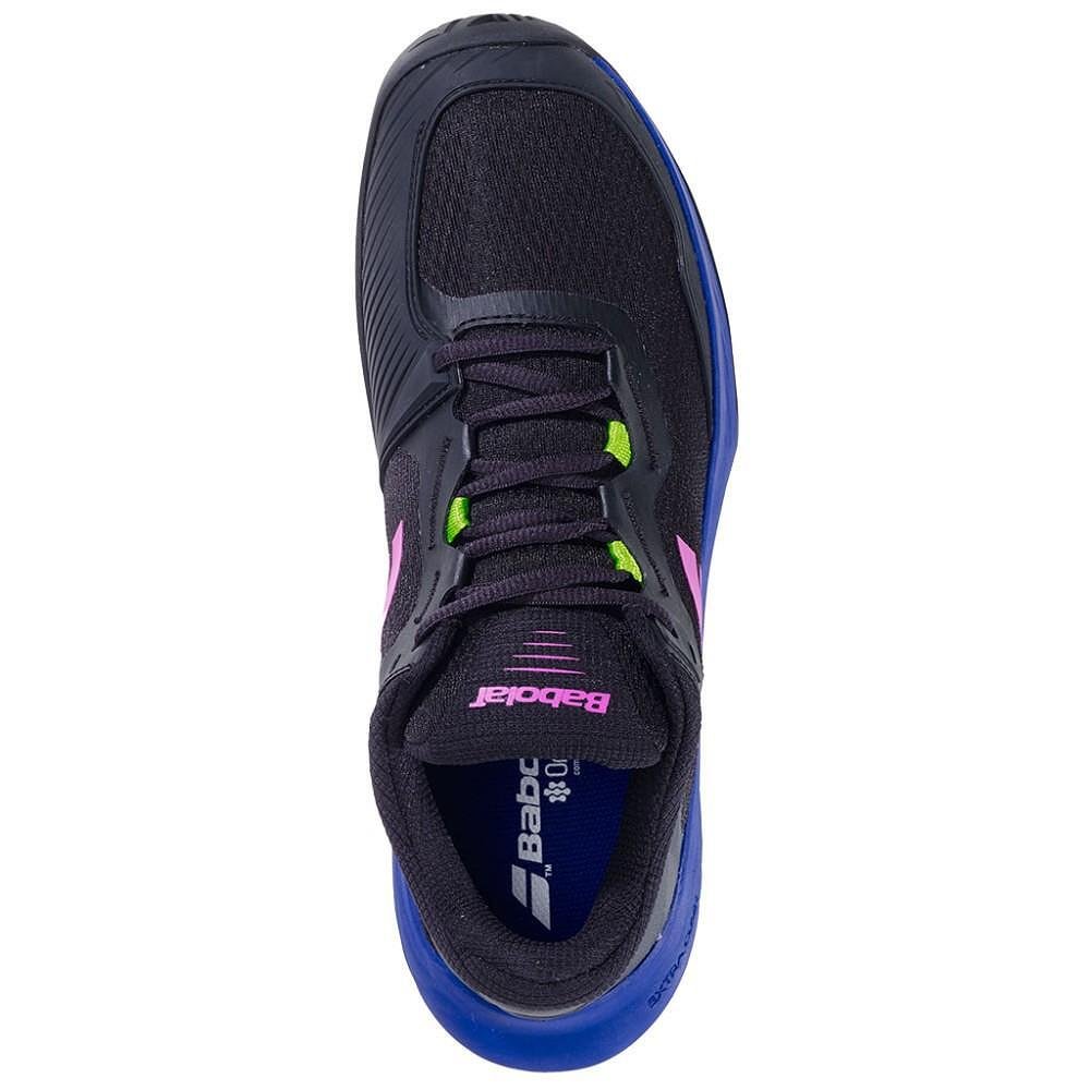 Мъжки маратонки Babolat SFX 4 ALL COURT - BLACK, DARK BLUE за тенис и all court комфорт и стабилност