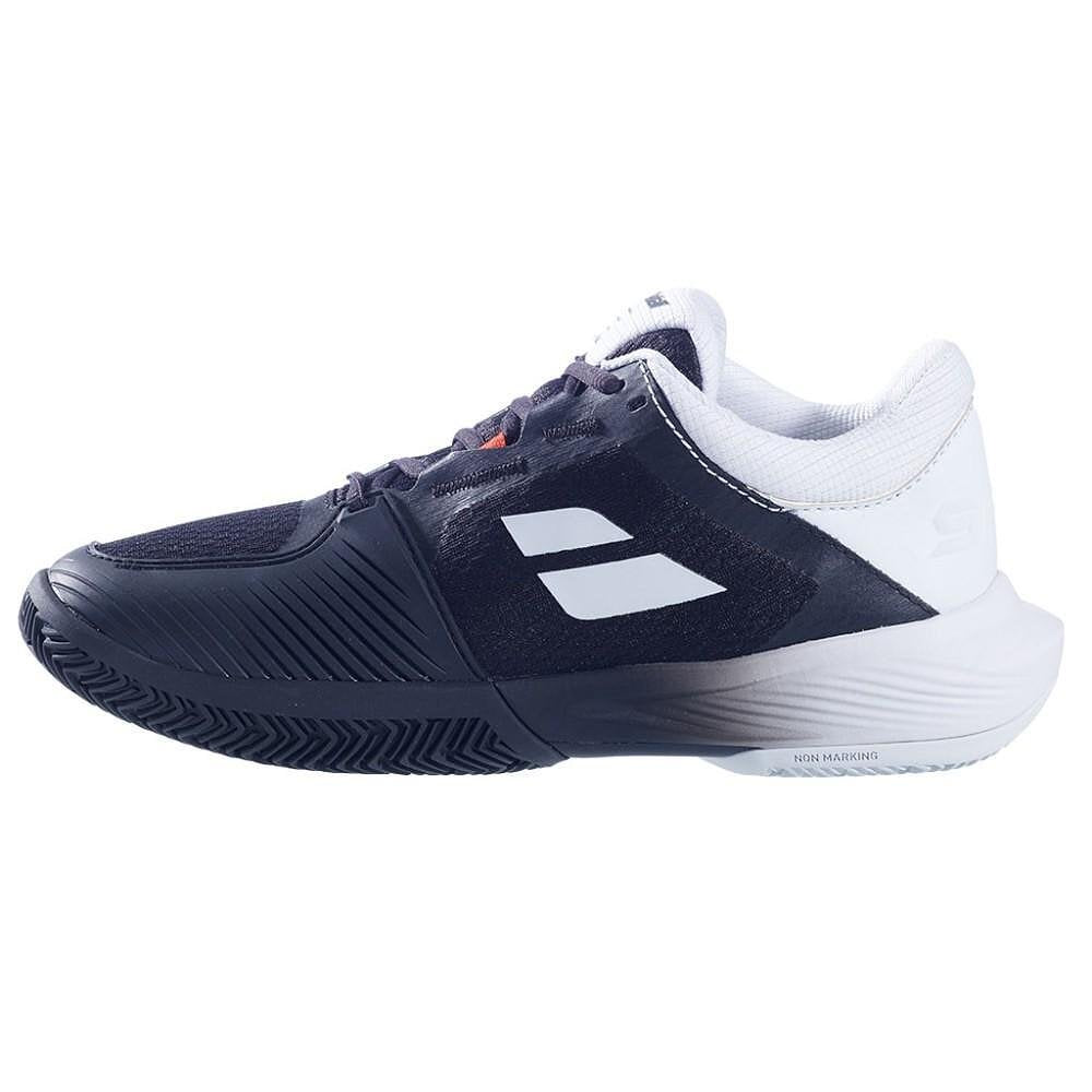Мъжки маратонки Babolat SFX 4 CLAY BLACK / ILLUSION BLUE – тенис маратонки за комфорт и стабилност
