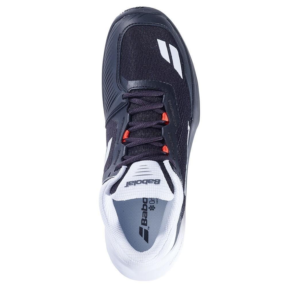Мъжки маратонки Babolat SFX 4 CLAY BLACK / ILLUSION BLUE – удобни тенис маратонки Babolat за стабилност и комфорт