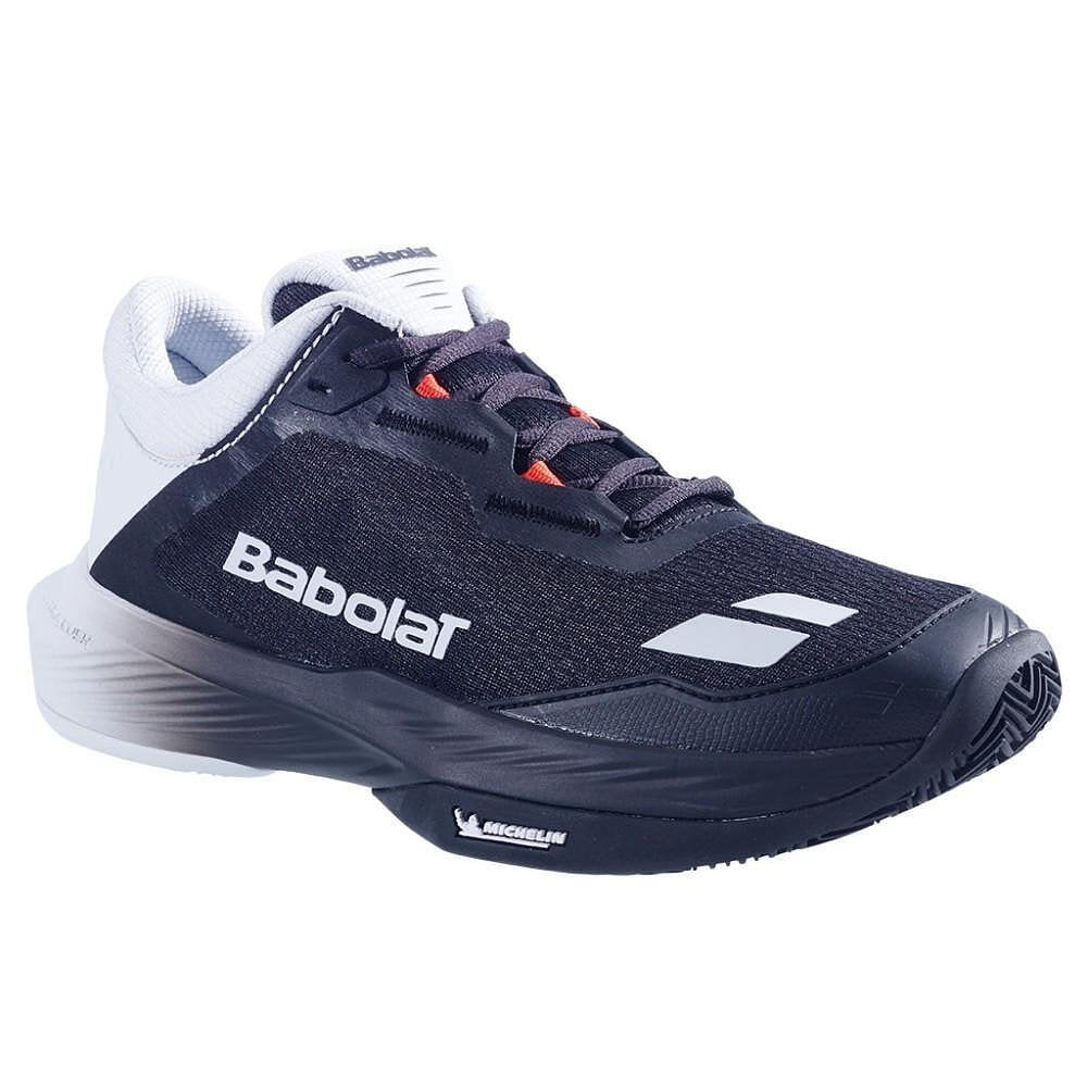 Мъжки маратонки Babolat SFX 4 CLAY BLACK / ILLUSION BLUE – комфортни тенис маратонки за стабилност и перфектно прилягане