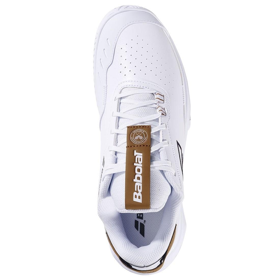 Men's Babolat SFX EVO ALL COURT WIMBLEDON sneakers - white – white tennis shoes for all courts, comfort and style.
