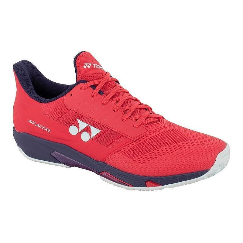 Мъжки маратонки Yonex PC AD-ACCEL Sunset Red за тенис и падел, леки, стабилни и комфортни за бърза игра.