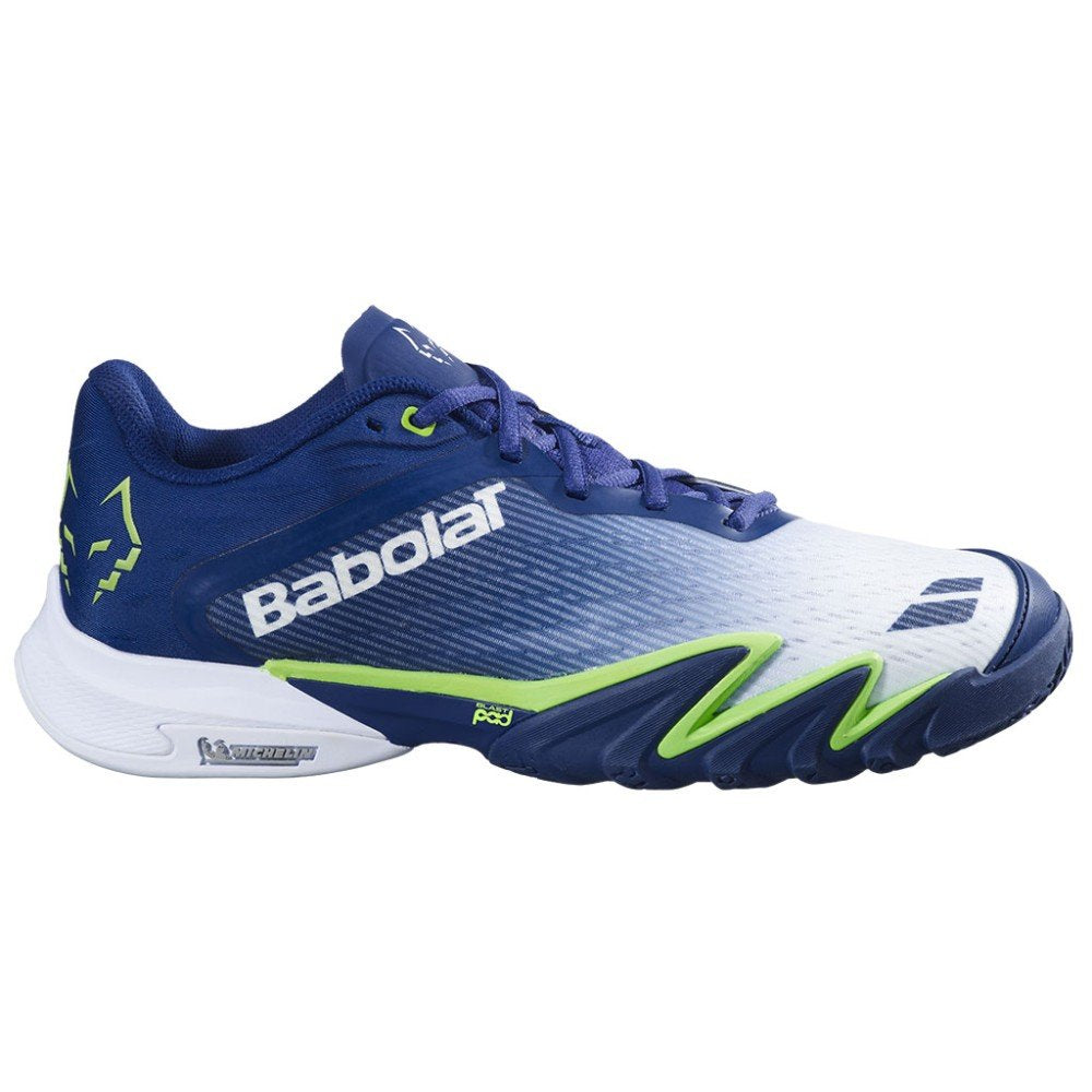 Мъжки падел маратонки Babolat PREMURA 3 MEN LEBRON BLUE / GREEN – стабилни и динамични за корт