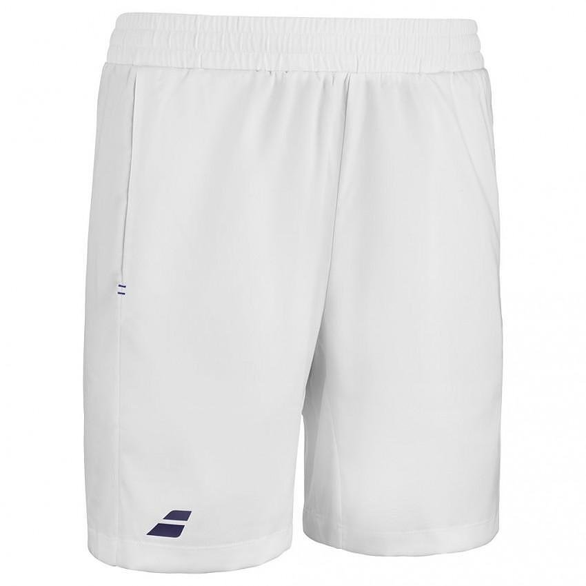 Мъжки шорти Babolat PLAY SHORT MEN 2024 - white - бели тенис шорти за комфорт и свобода на движение