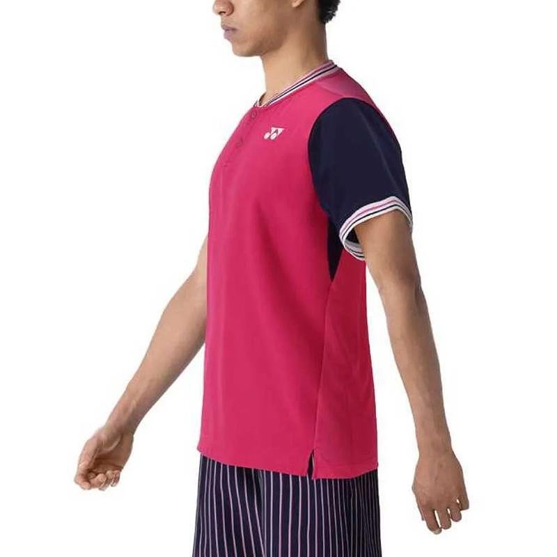 Мъжки шорти Yonex 15135 Pink Rose Roland Garros – стилни тенис шорти Yonex за комфорт, свобода и професионална визия.