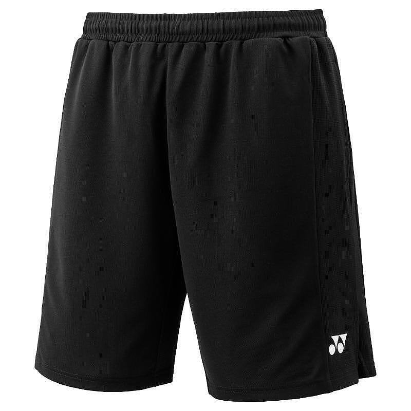 Мъжки шорти Yonex Men's Club Team Black – леки черни спортни шорти от устойчив полиестер за тенис и падел