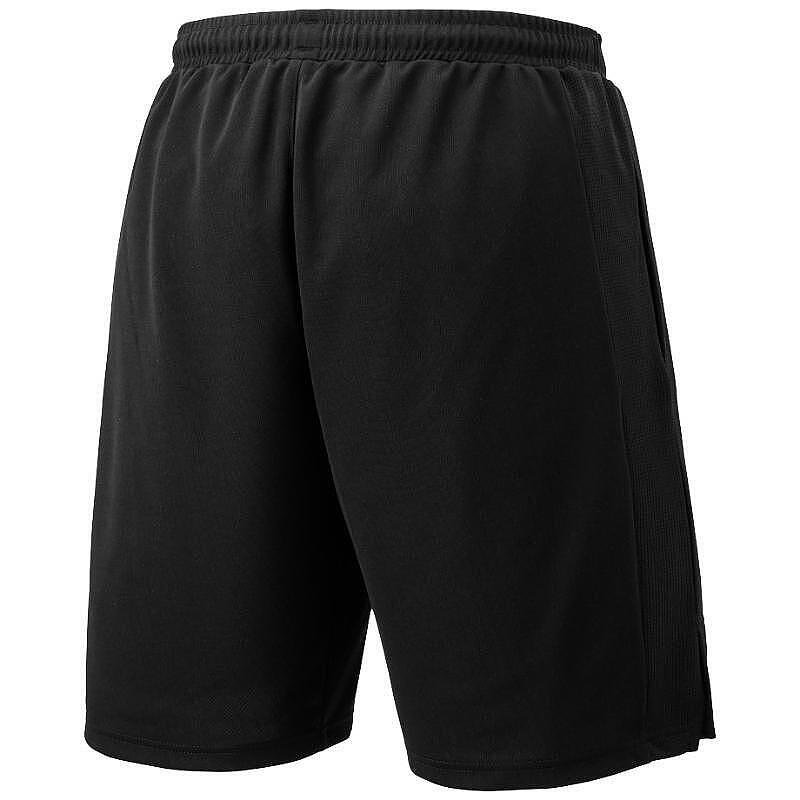 Мъжки шорти Yonex Men's Club Team Black – черни, леки и устойчиви шорти за тенис и спорт.
