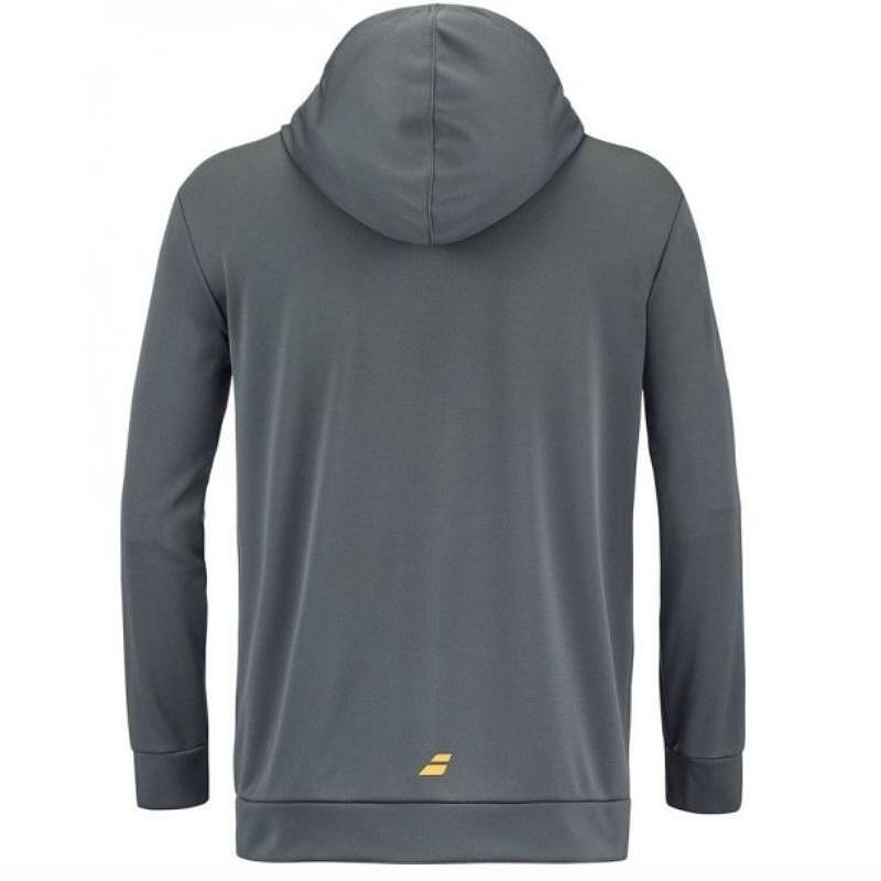 Мъжки суитшърт Babolat PADEL HOODSWEAT MEN MAGNEТ с качулка и лого, идеален за падел тренировки и загрявка