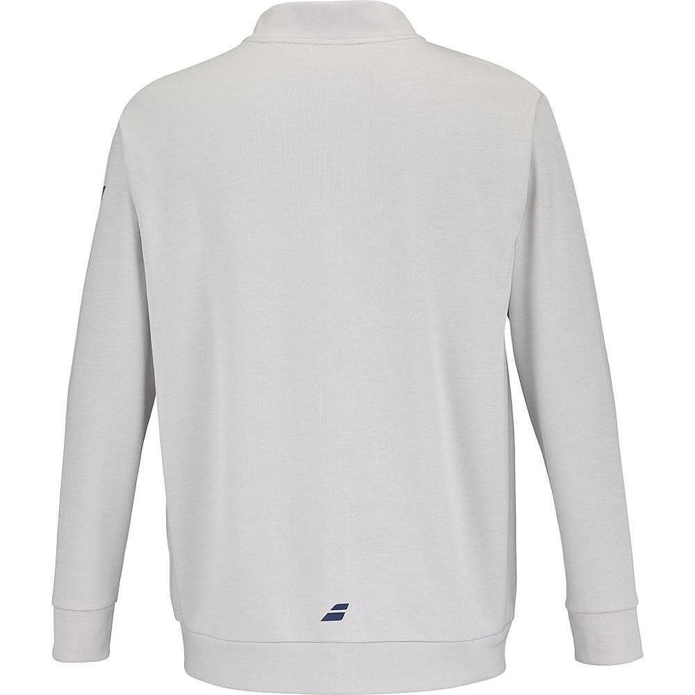Падел яке BABOLAT JACKET J. LEBRON VAPOR HTHR 2025 – леко сив спортен модел за загрявка и след игра