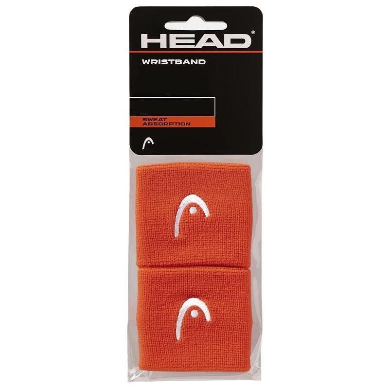 Head 2.5" wristbands - orange – orange HEAD sports wristbands for tennis, padel rackets and tennis equipment