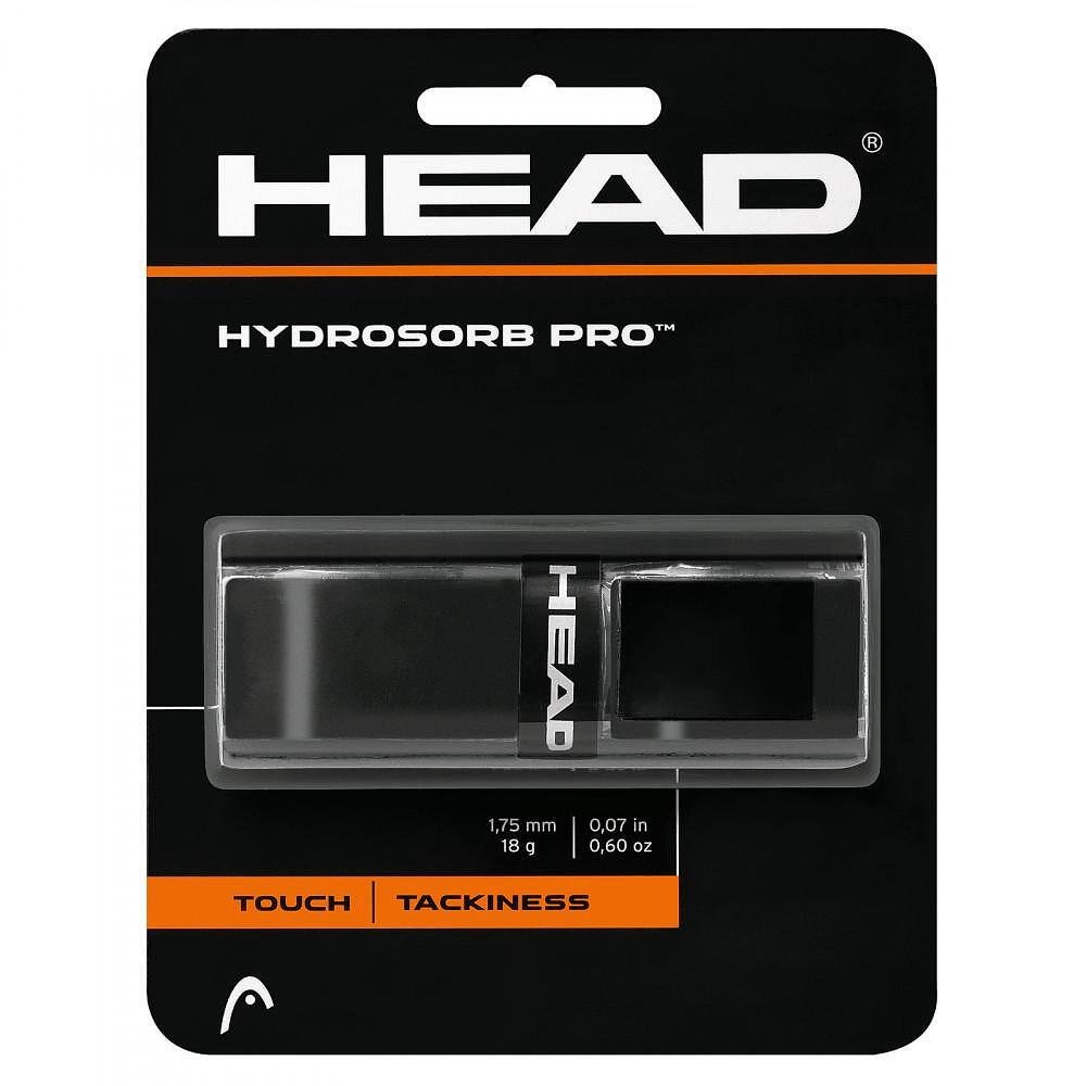 HEAD HYDROSORB PRO replacement grip - black, tennis grips and padel rackets