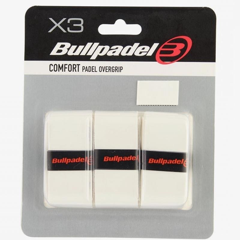 Падел грипове Bullpadel Comfort White - 3 броя