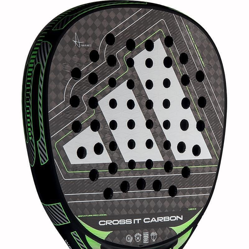 Adidas Cross It Carbon 2026 padel racket - diamond shape, 6K carbon, professional racket for power and control