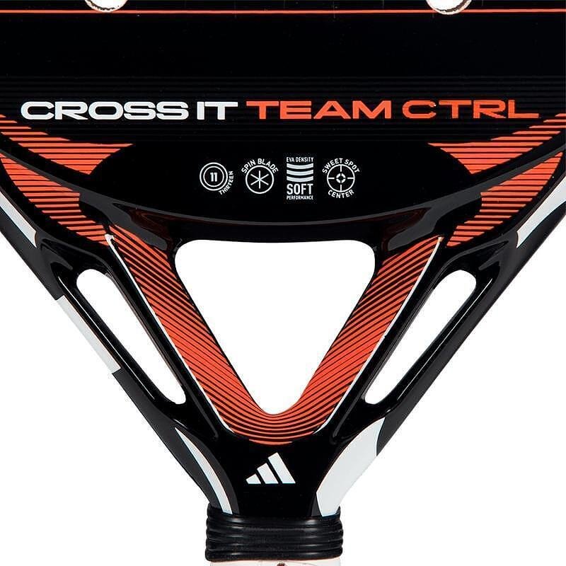 Adidas Cross It Team Ctrl 2026 padel racket with a round shape and central sweet spot
