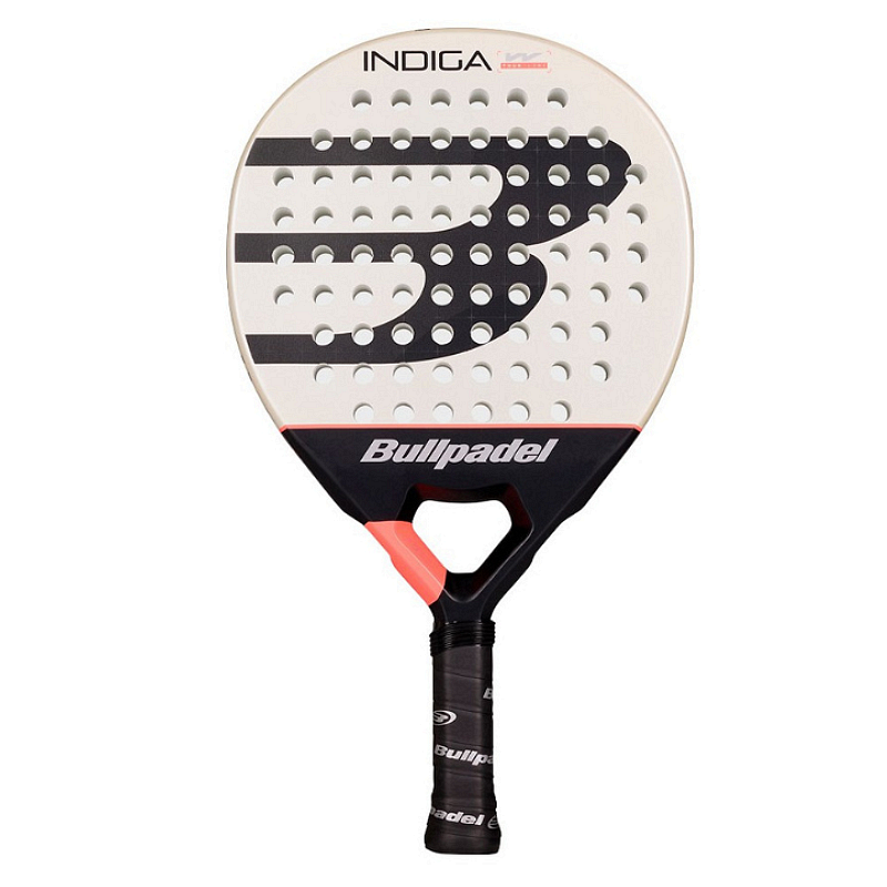 Bullpadel Indiga Woman 26 padel racket - a light, comfortable and maneuverable racket with a round shape, providing control and comfort during play.