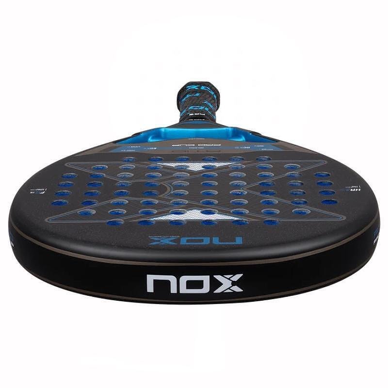 NOX AT Pro Cup Soft 2026 padel racket with teardrop shape, soft HR3 EVA core and rough Exclusive Spin surface, suitable for advanced players seeking comfort and control.