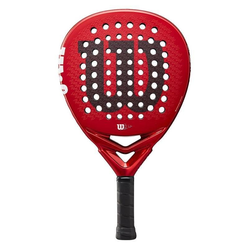 Padel racket Wilson Bela Pro V2.5 – red padel racket with a carbon surface and precise control