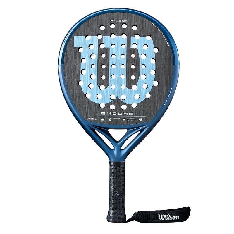 Wilson Endure V1 padel racket with a round shape, low balance, and control for comfortable and stable play