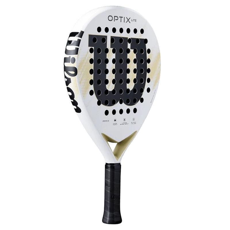 Wilson Optix V2 Lite White padel racket – a light and comfortable padel racket for beginners with a large sweet spot