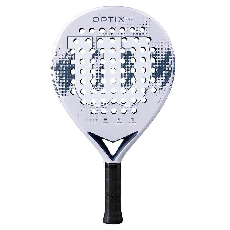 Wilson Optix V2 Lite Lilac padel racket - a lightweight and comfortable padel racket for beginners with a large sweet spot.