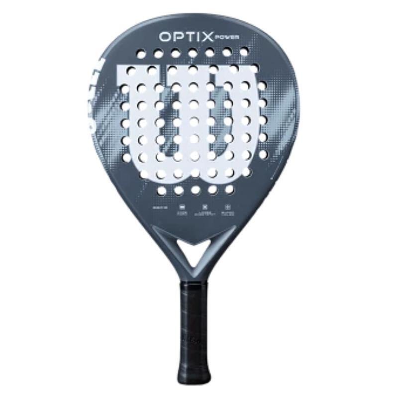 Padel racket Wilson Optix V2 Power Blue – a light and comfortable padel racket for beginners with a large sweet spot.