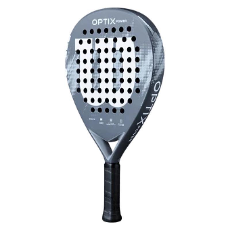 Padel racket Wilson Optix V2 Power Blue – a comfortable padel racket for beginners with a large sweet spot and control.
